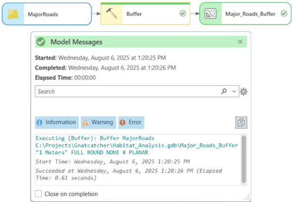 Model messages Model messages