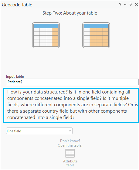Geocode data from one field Geocode data from one field