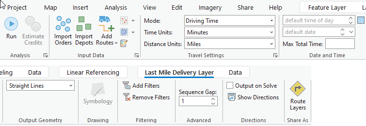 Last Mile Delivery Layer ribbon Last Mile Delivery Layer ribbon