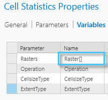Cell Statistics Properties Cell Statistics Properties