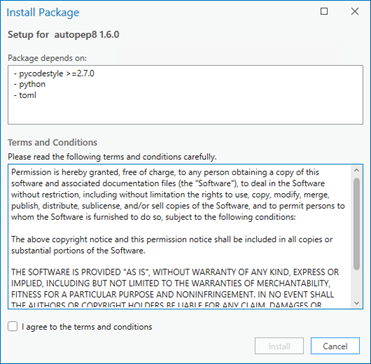 Install Package Install Package