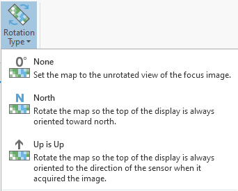 Rotation Type options in the Rotate group Rotation Type options in the Rotate group