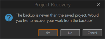 Project Recovery prompt Project Recovery prompt
