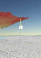 Feature relative to custom surface Feature relative to custom surface