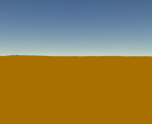 Ground surface with a color and without surface shading relative to the scene's light position Ground surface with a color and without surface shading relative to the scene's light position