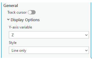 General section on the Data tab