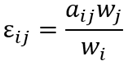 Epsilon matrix formula