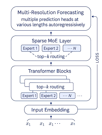 TimeMoE architecture