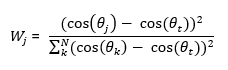 Equation of weights