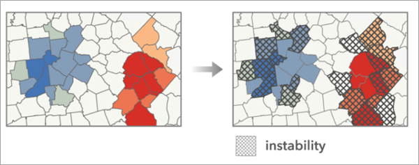 An example map of the instability layer that the tool produces as output