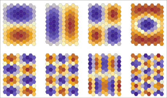 Eight MEMs for the same features and SWM