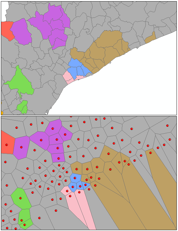 Delaunay Triangulation example