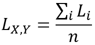 Global Lee's L equals the average of the local Lee's L values