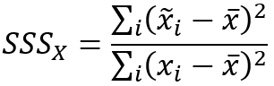 Spatial smoothing scalar for the first analysis variable