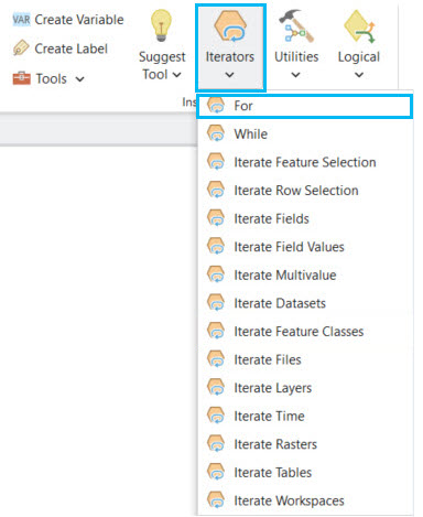 Adding the For iterator Adding the For iterator