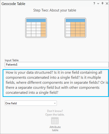 Geocode data from one field