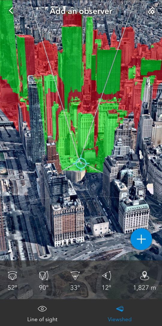 Viewshed analysis