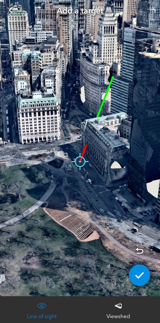 Line of sight analysis