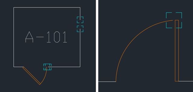 Unclosed shapes marked by Indoors for AutoCAD