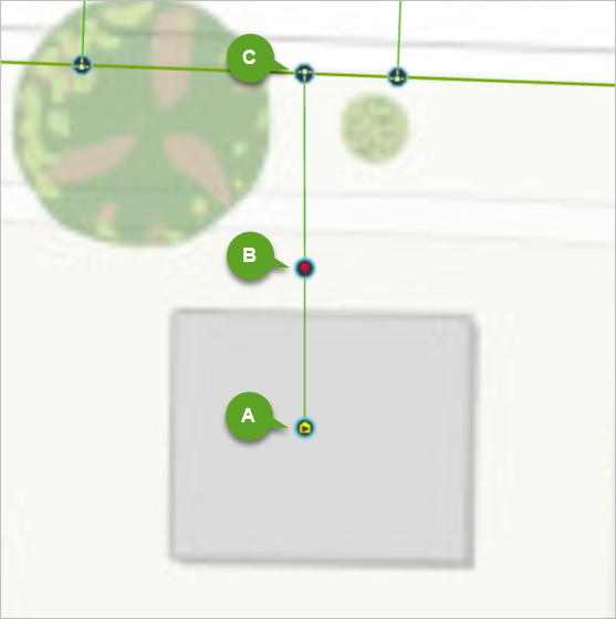 Add the Residential Lateral Service template to the map