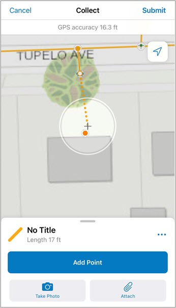 Snapping in Field Maps using the Gas Asset Collector