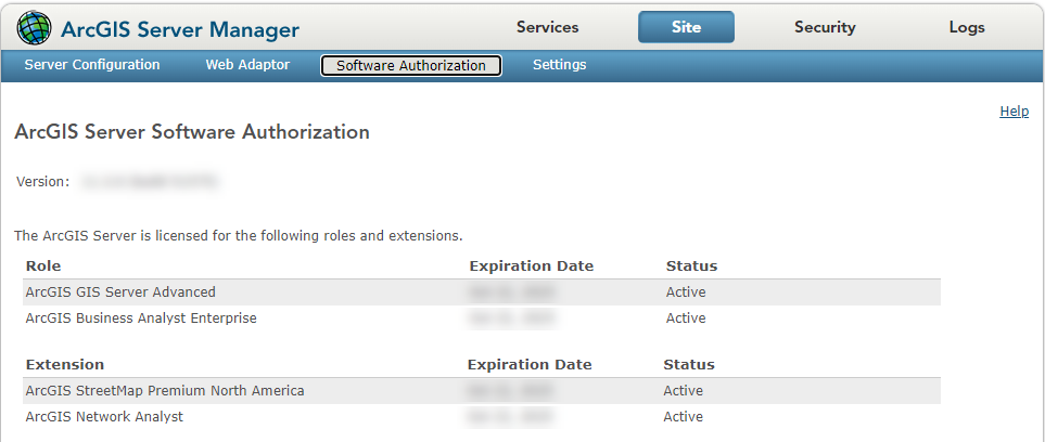 Software authorizations