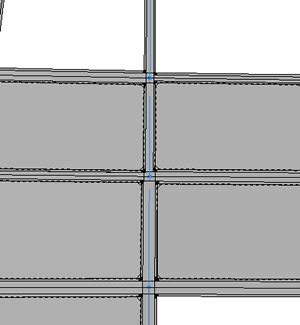 Street widths incremented by 10