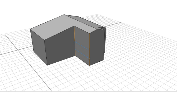 Create balconies with the rectangle tool