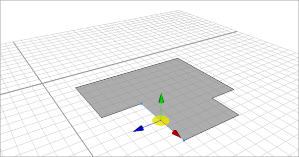 Arrow colors determine direction of movement for shape