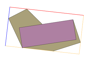 Inner rectangle aligned to edge
