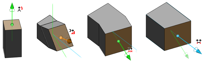 Extruding faces on models