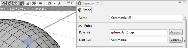 Rule file and start rule object attributes