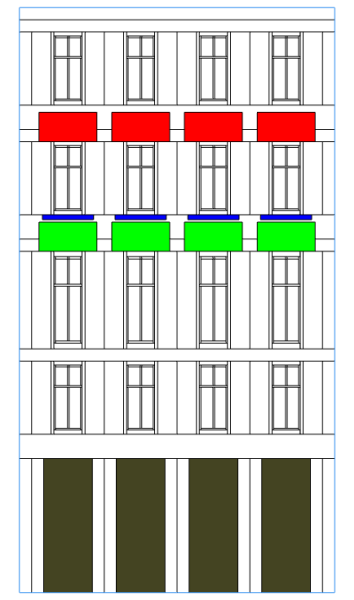 Generated window ornaments