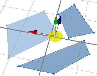 Objects in world coordinate system