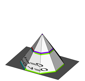 Cone with 8 sides