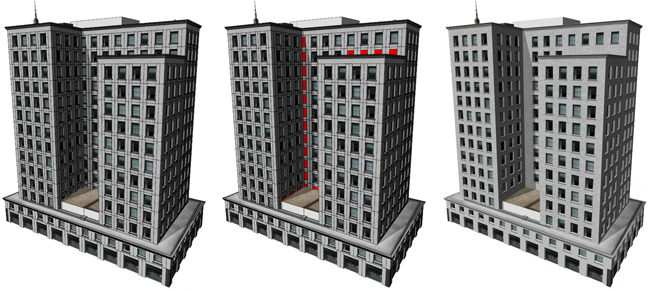 Model in phases of occlusion