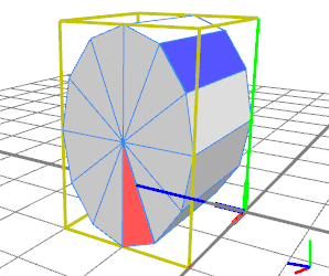 Scope and pivot of shape highlighted