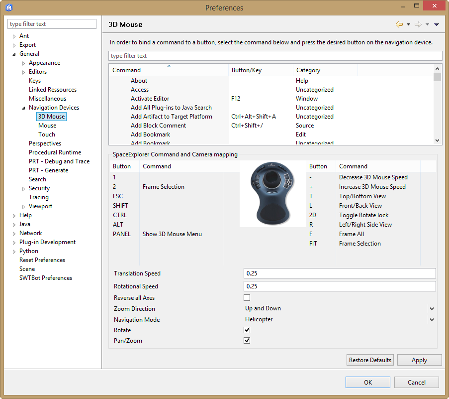 Set up the stereo mapping Stealth 3D mouse—ArcGIS Pro