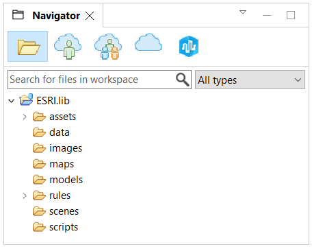 ESRI.lib in the Navigator