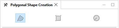 Polygon tool options
