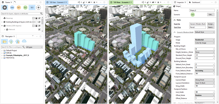 2 Scenarios Side-by-side