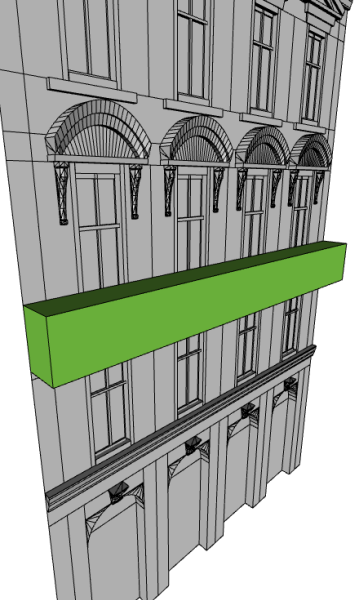 Generated balcony