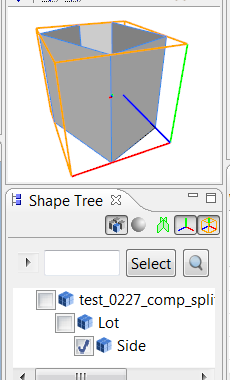 Operator with combined shapes