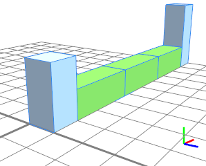 Repeat split bordered by two absolute splits