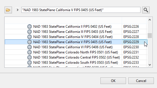 Set the coordinate system