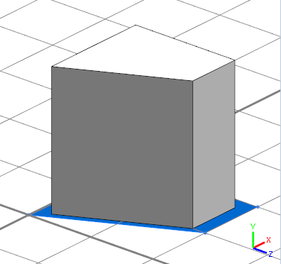 Scope sized down then extruded to 3D geometry