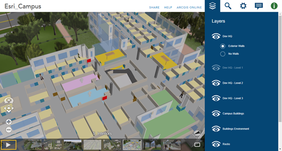 CityEngine Web Viewer play button