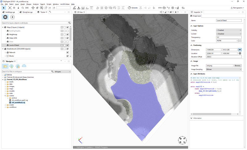 LOD map