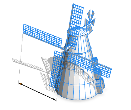 Windmill without chain handles