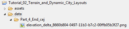 Data folder where the elevation_delta image is located